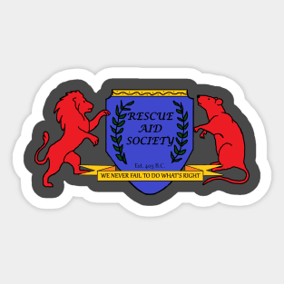 Rescue Aid Society Sticker